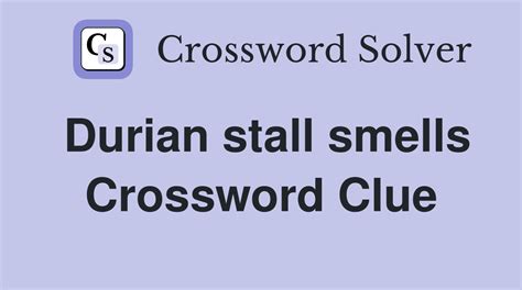 smells crossword clue 5 letters